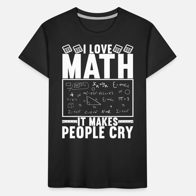 Mathe Mathelehrer Kinder Premium Bio T-Shirt