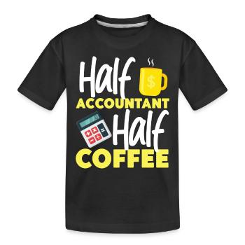 Comptable Comptable Comptable - T-shirt bio Premium Enfant - noir - Devant