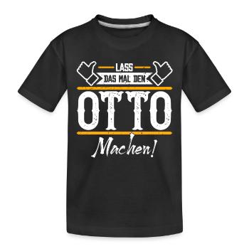 Otto Geschenkidee Geschenk Geburtstag - Kinder Premium Bio T-Shirt - Schwarz - Vorne