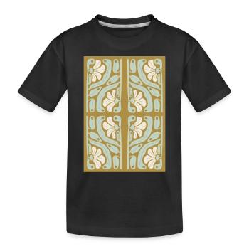 Art Nouveau, Arts & Crafts, Esthétique, Vintage-1900 - T-shirt bio Premium Enfant - noir - Devant