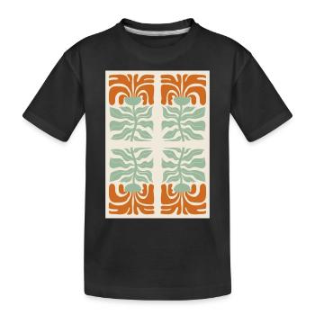 Art Nouveau, Arts & Crafts, Esthétique, Vintage-1900 - T-shirt bio Premium Enfant - noir - Devant