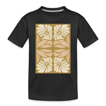 Art Nouveau, Arts & Crafts, Esthétique, Vintage-1900 - T-shirt bio Premium Enfant - noir - Devant