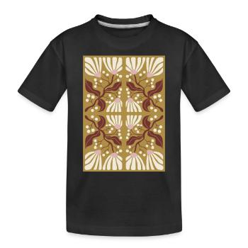 Art Nouveau, Arts & Crafts, Esthétique, Vintage-1900 - T-shirt bio Premium Enfant - noir - Devant