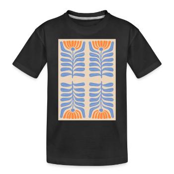 Art Nouveau, Arts & Crafts, Esthétique, Vintage-1900 - T-shirt bio Premium Enfant - noir - Devant