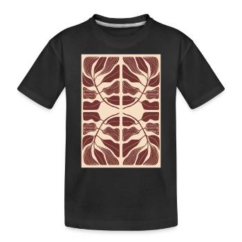 Art Nouveau, Arts & Crafts, Esthétique, Vintage-1900 - T-shirt bio Premium Enfant - noir - Devant