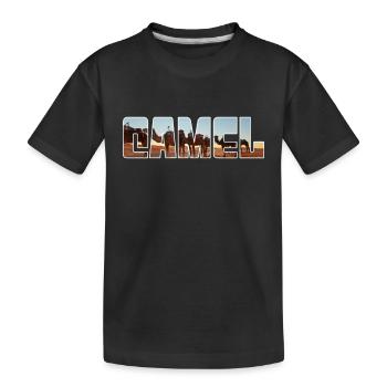 Chameau - T-shirt bio Premium Enfant - noir - Devant
