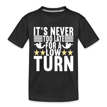 Parachutiste parachutiste - T-shirt bio Premium Enfant - noir - Devant