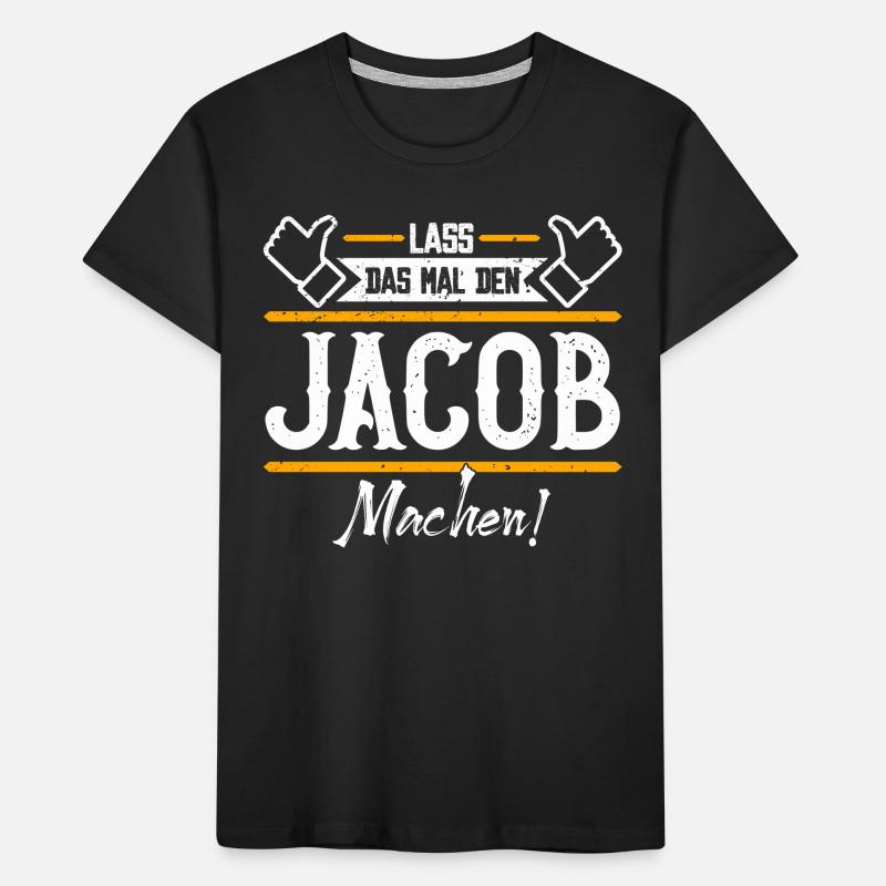 Jacob Geschenkidee Geschenk Geburtstag Kinder Premium Bio T-Shirt