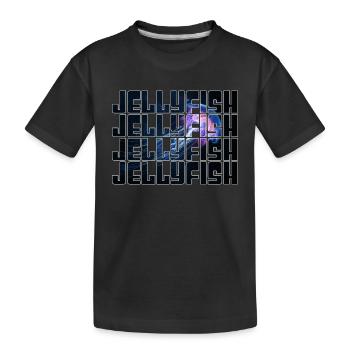 Qualle - Kinder Premium Bio T-Shirt - Schwarz - Vorne