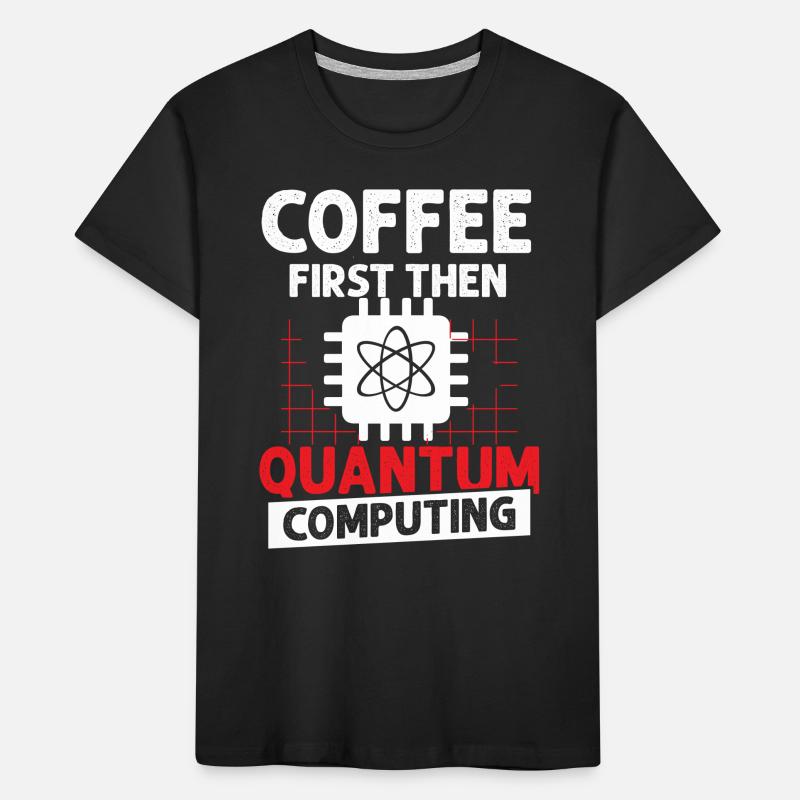 Quantum physics qubit Kids' Premium Organic T-Shirt