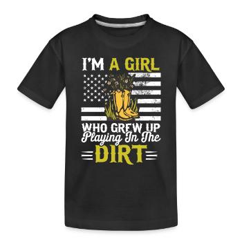 Amateurs de musique folklorique du Sud-Ouest - T-shirt bio Premium Enfant - noir - Devant