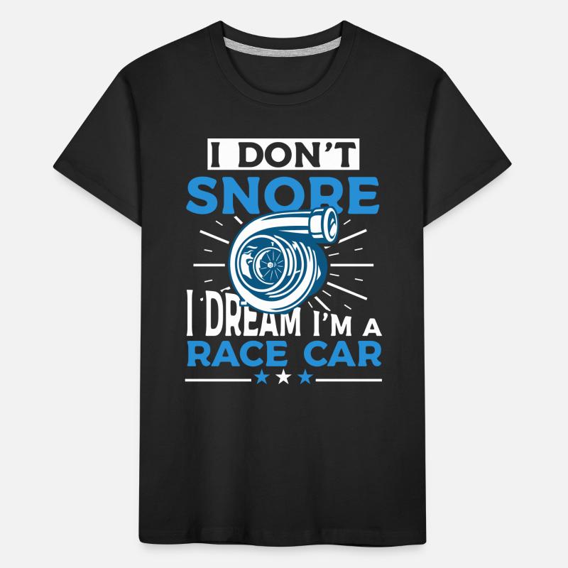 I don't snore Funny snoring Kids' Premium Organic T-Shirt