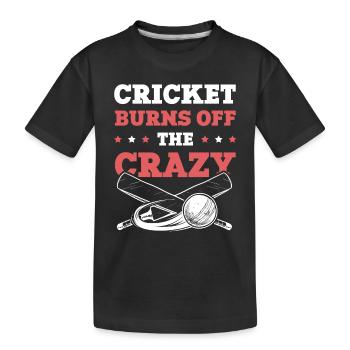 Cricket Crazy - T-shirt bio Premium Enfant - noir - Devant