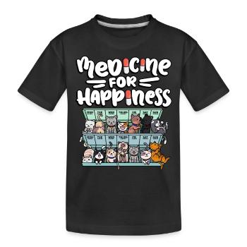 Ma pilule Happy Medicine Every Day - T-shirt bio Premium Enfant - noir - Devant