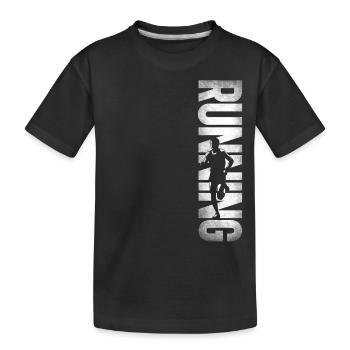 Running Runner Semi-Marathon - T-shirt bio Premium Enfant - noir - Devant