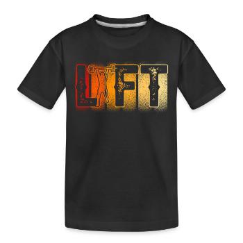 Lift Workout Haltérophilie Gym Haltérophile - T-shirt bio Premium Enfant - noir - Devant