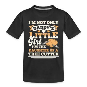 Arboriculteur grimpeur arboriculteur - T-shirt bio Premium Enfant - noir - Devant