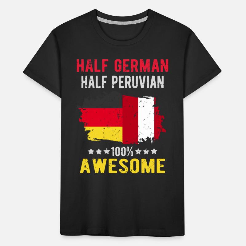 Half German half Peruvians Kids' Premium Organic T-Shirt
