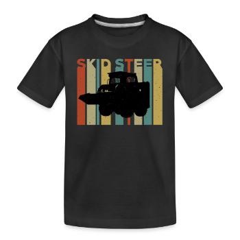 Chargeuses compactes - T-shirt bio Premium Enfant - noir - Devant