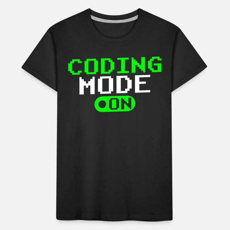 Codeur de codage Mode de programmation A Codeur T-shirt bio Premium Enfant