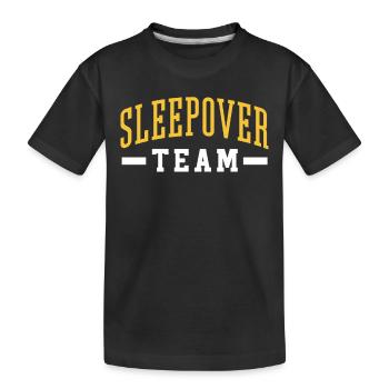 Nuit d’équipe douce nuitée - T-shirt bio Premium Enfant - noir - Devant