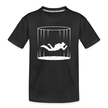 Bodyflying Wind Tunnel Indoor Skydiving Lover Tunnel - T-shirt bio Premium Enfant - noir - Devant