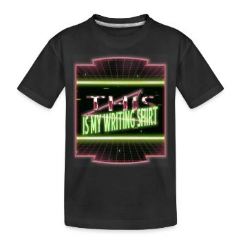 Blague Geek Blagues Lecture Livre Auteur Éditeur - T-shirt bio Premium Enfant - noir - Devant
