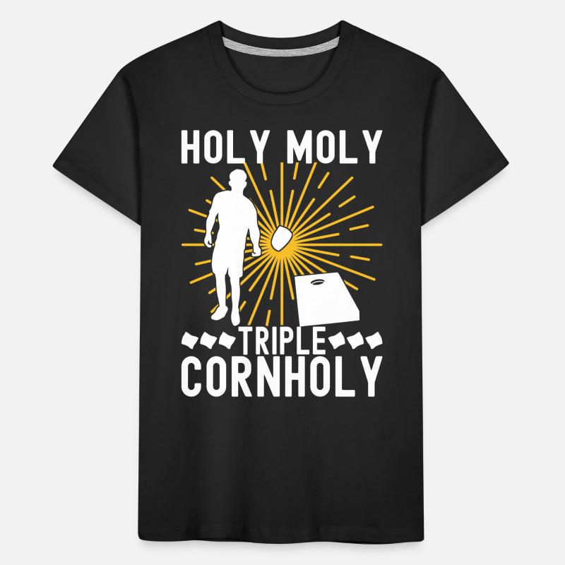 Cornhole Spieler Cornhole Board Kinder Premium Bio T-Shirt