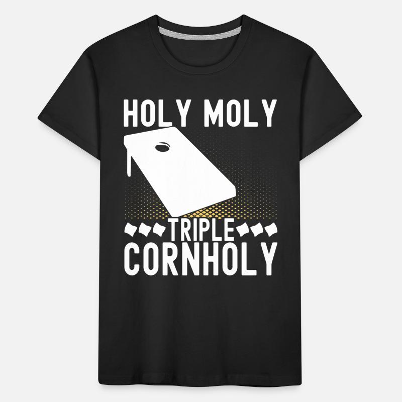 Cornhole Player Cornhole Board T-shirt bio Premium Enfant