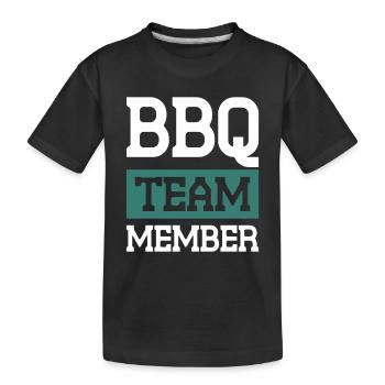 Bbq Team - Kinder Premium Bio T-Shirt - Schwarz - Vorne