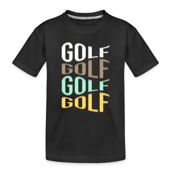golfe - T-shirt bio Premium Enfant - noir - Devant