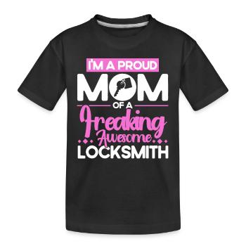 Serrurier Crochetage de serrure Serrurier Employé Serrurier - T-shirt bio Premium Enfant - noir - Devant