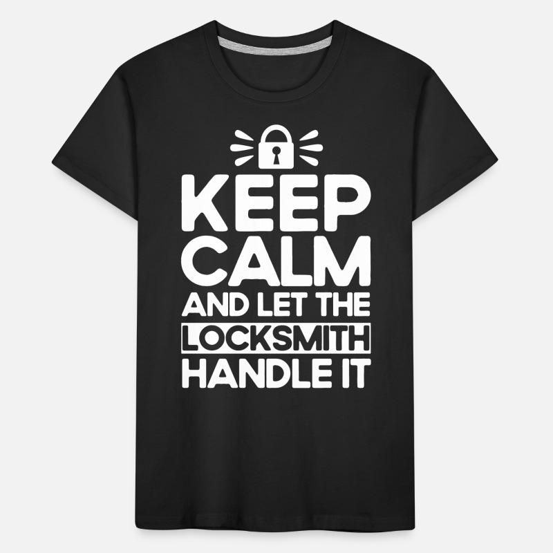Locksmith Lock Picking Employee Locksmith Kids' Premium Organic T-Shirt