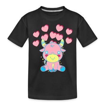 Idée cadeau chaleureux enfants tout-petits bébé - T-shirt bio Premium Enfant - noir - Devant