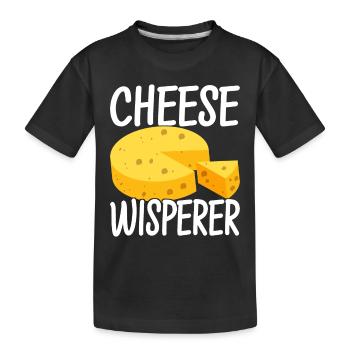 Amateurs de fromage Gouda - T-shirt bio Premium Enfant - noir - Devant