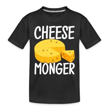 Amateurs de fromage Gouda - T-shirt bio Premium Enfant - noir - Devant