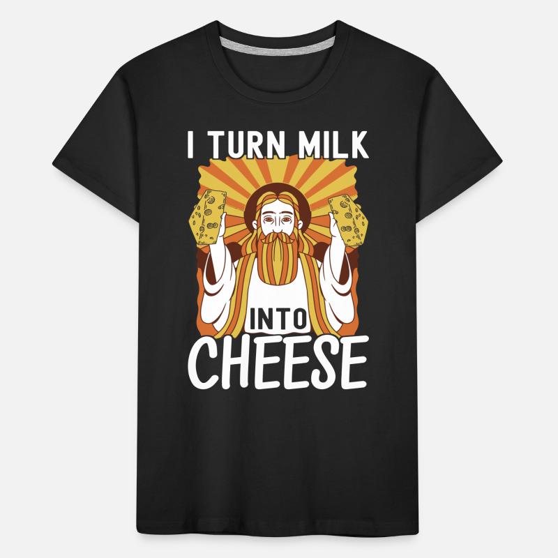 Cheese lovers Gouda cheese Kids' Premium Organic T-Shirt