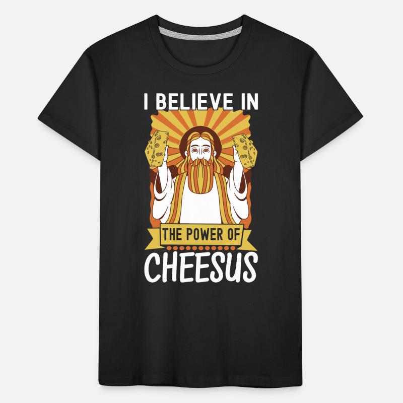 Cheese lovers Gouda cheese Kids' Premium Organic T-Shirt