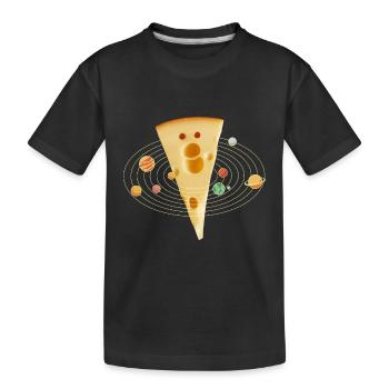 Amateurs de fromage Gouda - T-shirt bio Premium Enfant - noir - Devant