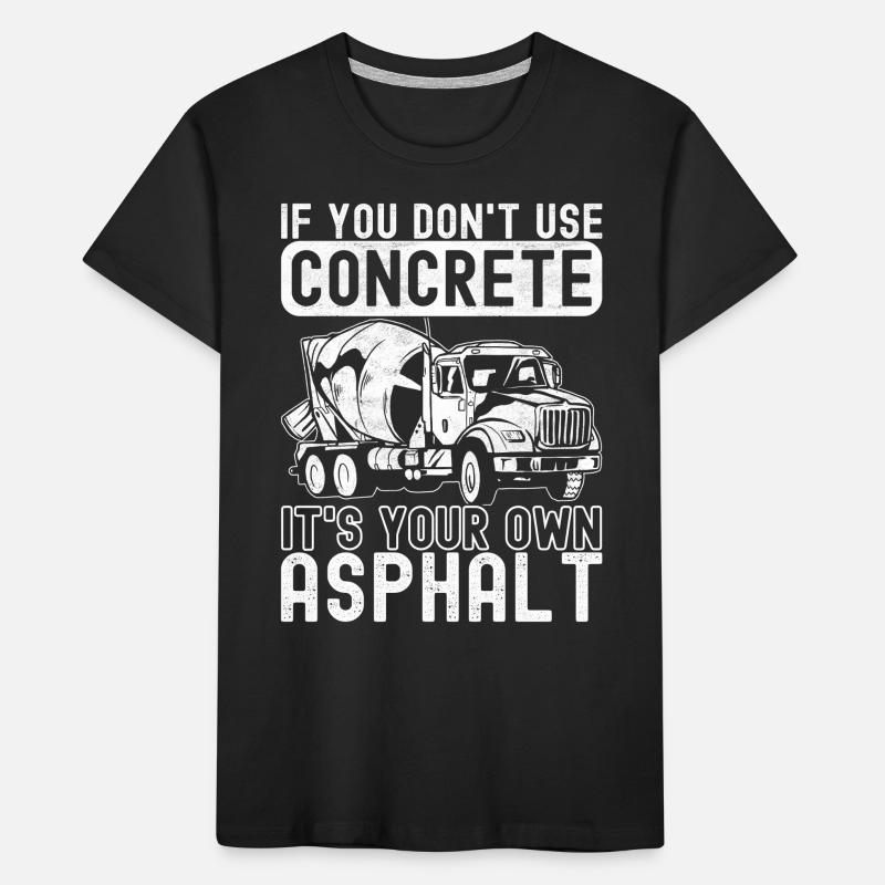 Construction workers Craftsmen Concrete workers Kids' Premium Organic T-Shirt