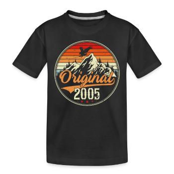 Original 2005 - T-shirt bio Premium Enfant - noir - Devant