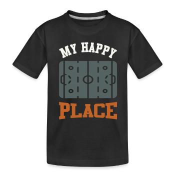Terrain de hockey sur glace - T-shirt bio Premium Enfant - noir - Devant