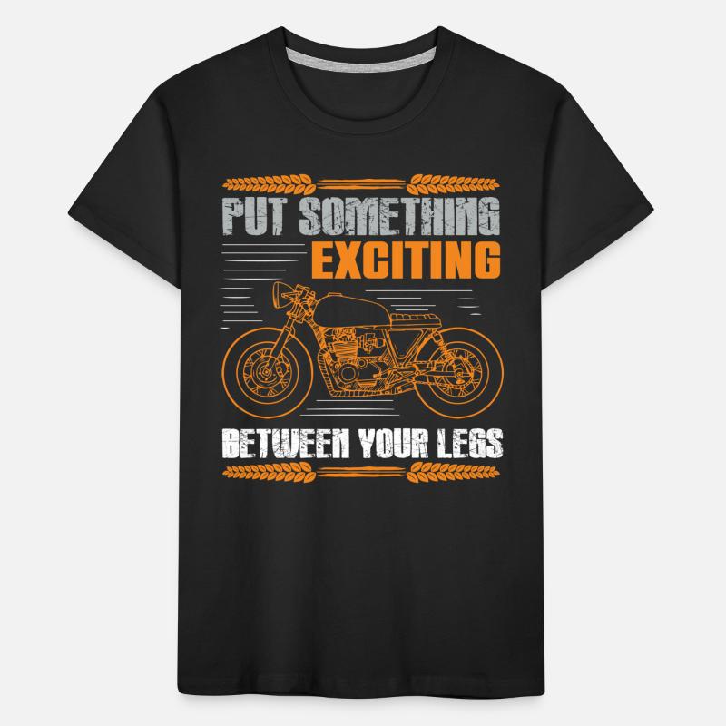 motorrad cooler spruch Kinder Premium Bio T-Shirt