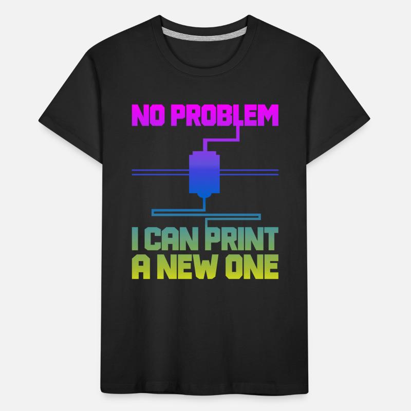 3D Drucker 3d Druck Kinder Premium Bio T-Shirt