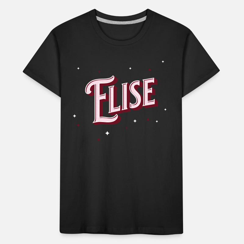 Elise name personalized Kids' Premium Organic T-Shirt