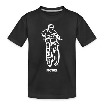 MOTOCROSS MOTX - T-shirt bio Premium Enfant - noir - Devant