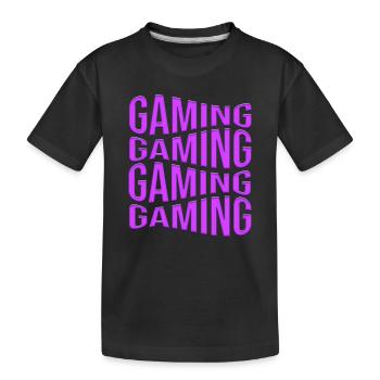 Jeu - T-shirt bio Premium Enfant - noir - Devant
