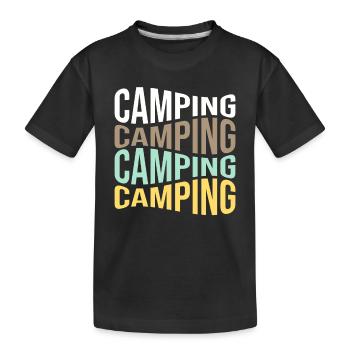 camp - T-shirt bio Premium Enfant - noir - Devant