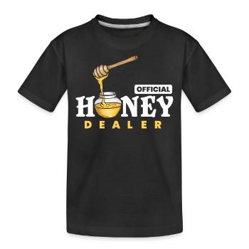 Honey Merchant, Honey Comp, - Kids' Premium Organic T-Shirt - black - Front