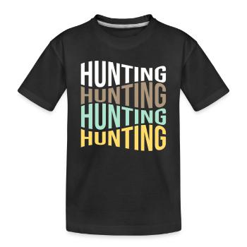 Chasser - T-shirt bio Premium Enfant - noir - Devant
